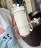 独角犀保温杯水杯女生咖啡杯316不锈钢男生高颜值便携随行送中秋节礼物 【陶瓷覆层】戴耳环的犀宝 500ml 合金挂饰 实拍图