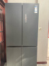 美的(Midea)60厘米薄系列485升十字双开门四门超薄嵌入大容量家用智能冰箱一级变频BCD-485WSPZM(E)厨装一体 实拍图