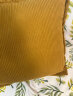九洲鹿抱枕办公室午睡沙发床头卡通靠垫灯芯绒靠枕-姜黄色45*45cm 实拍图