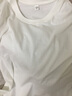 艾罗帝朗纯棉短袖t恤女新款春夏季学生宽松青年百搭学生白T半袖上衣打底衫 纯白 M 建议90-100斤 实拍图