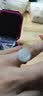 西玺 天然翡翠A货玉戒指玫瑰花玉石指环手工编织女翠玉戒子花朵戒面 实拍图