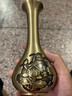 轩椽阁 纯黄铜花瓶 家居装饰品工艺品中式客厅玄关办公室铜制品花瓶摆件铜器 富贵有余纯铜花瓶（仿古色） 实拍图