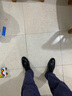 波图蕾斯轻便男士系带商务休闲皮鞋保暖正装棉鞋男 6003 黑色(加绒) 43 实拍图