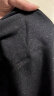 SXA香港潮牌假两件长袖连衣裙女2023秋冬新款小个子气质打底A字裙子 黑色 M 晒单实拍图
