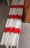 顺华狼 蛇形跑标杆 标志杆蛇形跑杆足球训练杆 1.8米PVC红白杆（一根） 晒单实拍图