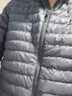 迪卡侬（DECATHLON）短款羽绒服轻薄薄外套户外运动保暖内胆排骨羽绒服TREK100 女款-浅灰色-立领 S 实拍图