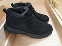 法罗旗 澳洲进口皮毛一体冬季保暖男鞋防寒加厚东北大棉鞋男羊毛雪地靴 黑色【100%纯羊毛】 43 建议选大一码 实拍图