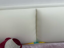 森木驰新款超薄软包床头板生态皮实木简约现代18米 床头单买 床头软包 米白色优质生态皮易擦净烘干实木 适用2.0米宽度床打开即用占地6cm 实拍图