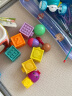 Hape婴幼儿童拼搭拼插软胶浮雕积木大颗粒六面体男孩玩具女孩礼物 E8365 实拍图