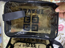 旅行化妆包洗漱包收纳包洗漱收纳袋洗簌洗浴包男款女防水出差旅游便携式浴兜洗澡包 黑灰色三件套 加厚60丝 实拍图