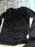 加绒加厚长袖t恤男圆领套头衫保暖打底衫秋衣男装上衣服不倒绒DWG 黑色 M 修身偏小 实拍图