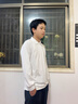 衣诺坊儿童polo衫长袖T恤棉衬衫白色男女通用 白色长袖 170码 实拍图