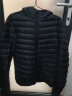雪中飞轻薄羽绒服男短款冬季外套男士超轻中青年纯色白鸭绒保暖男装 A210-8707黑色(90绒) 2XL (建议160斤-180斤) 实拍图