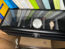 LIGHTIDEA 手表收纳盒多位腕表收纳存放盒铝合金手表盒透明玻璃上盖礼品盒 尊贵黑 晒单实拍图