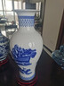 loyo景德镇花瓶青花瓷摆件瓷器工艺品新中式仿古陶瓷博古架装饰品瓷瓶 缠枝莲天球瓶+匠心打造 实拍图