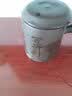豪祥（HAOXIANG）豪祥紫砂茶杯茶水分离办公杯马克杯家用接待带盖过滤内胆喝泡茶杯 木手柄紫砂办公杯-舍得-三件套 实拍图
