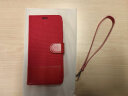多兰德iPhone6手机壳苹果8plus保护套Xs Max翻盖皮套全包防摔钱包插卡影音支架 红色 iphone  XR 实拍图