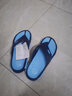 回力（Warrior）人字拖鞋男士沙滩鞋轻便舒适塑胶男鞋颗粒按摩拖鞋男 蓝色 43 实拍图