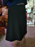 初申春秋半身裙女职业通勤OL黑色中长款垂坠感高腰A字大摆裙S13JB2806 实拍图