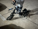 永久（FOREVER）折叠自行车成人女式超轻便携双减震小型变速男学生成年大人单车 【升级配置】变速18刀轮-曜石黑 16英寸 实拍图