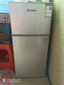 【尾货机】志高（CHIGO）【送货上门】冰箱 家用双门小冰箱冷藏冷冻电冰箱 立体制冷 78P156双门【两天一度电】金色 实拍图