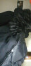 妍莉芬棉服女中长款2023冬季新款女装韩版加厚棉衣女大毛领茧型棉袄外套 黑色 2XL 实拍图