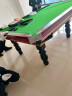 蒂茗 台球桌标准型成人家用美式黑八桌球二合一乒乓球台球案 九尺高配2.83M二合一 实拍图