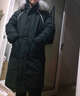 宾迪肯（BINDIKEN）座山雕皮毛一体棉服男款冬季新款设计美式翻领棉袄加绒加厚外套 黑色 2XL （145-160斤） 实拍图