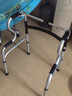 雅德老人助行器四脚拐杖残疾人助步器骨折铝合金带轮助力器马桶扶手 YC8207WYH 实拍图