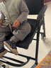 衡互邦 坐便椅可折叠孕妇座便器移动马桶加厚中老年椅子老人坐厕椅 【高档带轮款】皮革坐面款 实拍图