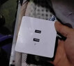 国际电工86型工地插座20WUSB插座220V/36V快充宿舍家用低压充电插座面板 暗装-二口usb【220V转5V】 插座 实拍图
