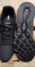 安踏男鞋运动鞋男秋冬季男士软底网面透气跑步鞋休闲鞋皮面防水鞋子男 (皮面防水防滑鞋)黑/安踏 40.5 （7.5码） 实拍图
