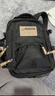 巴布豆（BOBDOG）新款大容量小初高中学生轻便减负书包男女孩韩版休闲旅行双肩背包 大号【建议135cm以上】经典黑色 实拍图