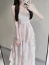 艾珠儿（Aizhuer）新款连衣裙2025夏季法式初恋气质温柔风吊带仙女甜美套装裙子夏天 粉色开衫+吊带裙 M 实拍图