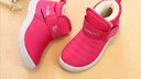 回力童鞋冬季儿童雪地靴加绒加厚时尚女童保暖短靴男童棉鞋 1087玫红 32 参考图内长选择 实拍图