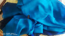 杭语丝纺蓝色渐变色杭州桑蚕丝女士真丝围巾长款薄款披肩春秋冬季保暖百搭 长200cm 宽65cm (常规 ) 实拍图