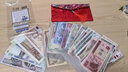 【藏邮】世界纸币52张压岁钱红包 退出流通钱币外国纸币 硬币  50国家100张 大吉大利丝绸红包 实拍图