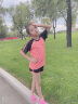 凯蒂猫童装衣服夏天儿童速干衣女童套装夏季儿童运动套装夏装小女孩健身服跑步两件套中大童学生短袖短裤 粉色 140适合身高130-140cm年龄9-10岁 实拍图