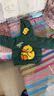 B.Duck小黄鸭童装儿童羽绒服男童冬装女童保暖宝宝外套面包服加厚过年服 墨绿 110 cm 实拍图
