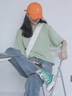 真维斯（Jeanswest）新疆棉重磅纯棉短袖t恤男女美式显白莫兰迪纯色情侣装T恤打底衫夏 棕榈绿(纯色) M (170) (30天质量问题全额退) 实拍图