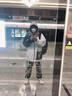闪电潮牌（GENANX）【冬季】棉服男两面穿棉衣帅气潮流格纹冬装外套衣多穿易穿搭 黑色 M 实拍图