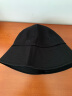 CACUSSPM094棉质帽子男女士遮阳帽水桶帽防晒帽防紫外线渔夫帽黑色中号 晒单实拍图