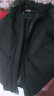 妍莉芬棉服女中长款2023冬季新款女装韩版加厚棉衣女大毛领茧型棉袄外套 黑色 XL 实拍图