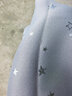 诺罗星星窗帘全遮光灰色简约现代新款防晒隔热布料卧室飘窗遮阳短帘 灰色烫银普通挂钩 250cm*200cm 1片 【到货快】 实拍图