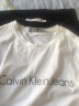 Calvin Klein  Jeans夏季男女情侣中性年轻多色印花透气修身短袖T恤J320931 BEH-太空黑 L （推荐145-160斤） 实拍图