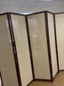煦悦 实木竹编屏风隔断客厅卧室书房移动折屏现代简约折叠遮挡家用 实拍图
