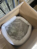百裕达 化妆凳家用网红轻奢北欧带靠背圆凳椅子少女心卧室房间梳妆台凳 千鸟格橙色布艺圆凳 实拍图
