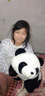 【正常发货】熊猫公仔毛绒玩具布娃娃玩偶泰迪熊抱抱熊大熊猫睡觉长抱枕儿童玩具熊布娃娃女生日礼物礼品 黑白色如图 70厘米 实拍图