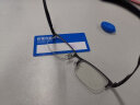 创果 高端商务半框近视眼镜男士进口纯钛可配散光变色高度数眼镜 防蓝光防辐射-1.56无度数8029黑 实拍图