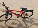 凤凰（Phoenix） 自行车山地车男女单车中小学生少年成人运动越野赛车旅行车变速 26寸橘色辐条轮/碳钢车架 24速顶配 实拍图